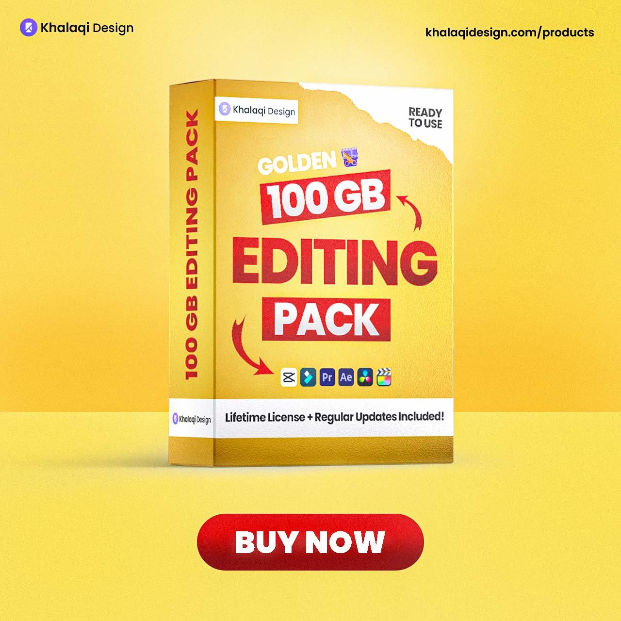 100 GB All-in-One Video Editing Mega Pack 2025